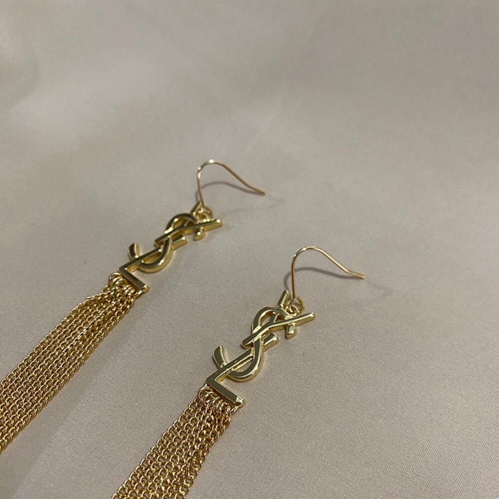 Yves Saint Laurent Tassel Earrings - Picture 2 of 7